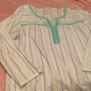 Whit Striped Tunic